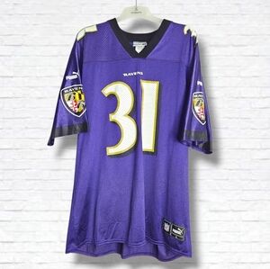 Jamal Lewis #31 NFL Baltimore Ravens Purple Stitched Jersey Puma NFL Size L